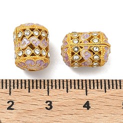 Сплав эмали и бусины из стразов&nbsp;ENAM-B037-15G-02