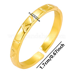 Стильное кольцо-манжета из нержавеющей стали 304 для женщин OZ2563-2