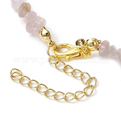 Естественно розового кварца браслеты&nbsp;AJEW-AN00592-07