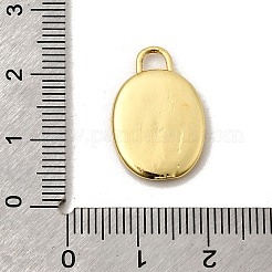 Bedruckte Messinganhänger&nbsp;KK-F937-01B-G