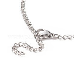 Ожерелье с подвеской в виде скелета из сплава в тибетском стиле NJEW-JN04232