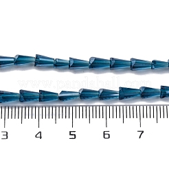 Прозрачные стеклянные бусины гальваническим пряди&nbsp;EGLA-H107-02A-PL02