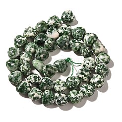 Натуральные зеленые пятна яшмовых нитей G-R190-10mm-68