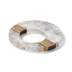 Подвески из прозрачной смолы и ореха&nbsp;RESI-M027-03G