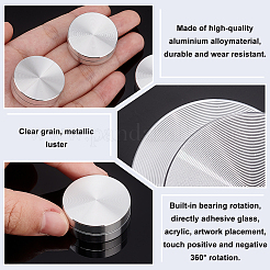 4 шт. алюминиевый поворотный поднос для стола FIND-GA0003-64