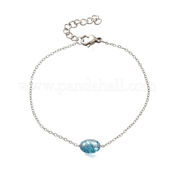 Браслеты из нержавеющей стали 304 для женщин BJEW-Z087-02P