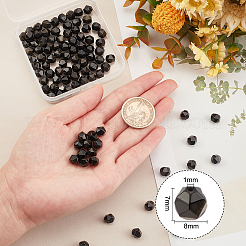 2 нити натуральных золотисто-блестящих бусин обсидиана&nbsp;G-OC0002-67