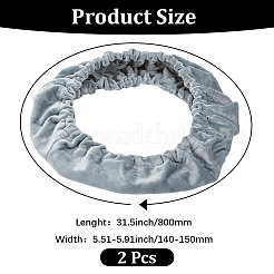 Funda antideslizante para silla de bar de tejido polar&nbsp;AJEW-WH20816-247B