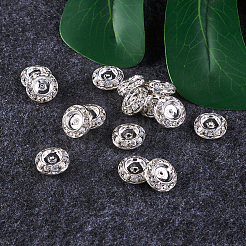 Латунные бусины со стразами  RB-TA0001-02C