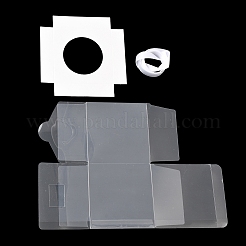 Cajas de embalaje transparentes para cupcakes de mascotas con base de papel&nbsp;PL-CBA0AB9-01D