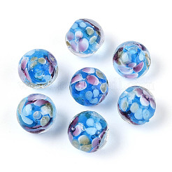Chapelets de perles vernissées manuelles&nbsp;LAMP-T007-04K
