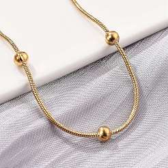 Браслеты-спутники из нержавеющей стали 304 для женщин&nbsp;BJEW-D337-01D-G