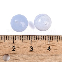 Натуральные синие кружевные агатовые бусины&nbsp;G-G118-01C