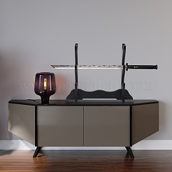 2-stöckiges Schwertständer-Display aus MDF-Platte&nbsp;ODIS-WH0043-257B