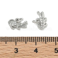 Shegrace Messing-Anhänger mit Mikropavé-Fassung aus klaren Zirkonia&nbsp;XGRQ3D772-471P