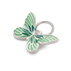 925 ciondolo a forma di farfalla in argento sterling smaltato&nbsp;LS-STER-D300-28P-04