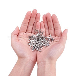 Тибетский стиль ключевые сплава подвески&nbsp;TIBEP-X0001-02-AS