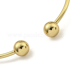 PVD вакуумное покрытие 202 нержавеющая сталь подвеска в форме сердца открытые браслеты манжеты для женщин&nbsp;BJEW-M317-02G