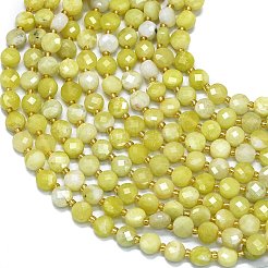 Природного нефрита нитей бисера&nbsp;G-K389-B05-01