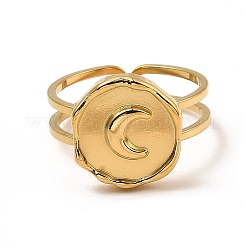 Настройки колец для открытых манжет из нержавеющей стали 304 RJEW-Z018-43G