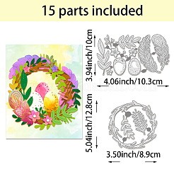 Углеродистая сталь разрезает трафареты DIY-WH0309-1446