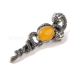 Натуральный топаз нефрита подвески&nbsp;G-A224-03AS-13