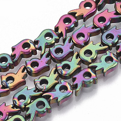 Гальванические немагнитная синтетический гематит бисер пряди&nbsp;G-S365-026