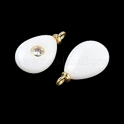 Натурального белого нефрита подвески&nbsp;KK-C251-01A-01