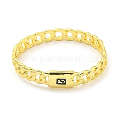 Braccialetti incernierati con catena intrecciata smaltata in ottone con serratura per donna uomo&nbsp;BJEW-Z062-06G