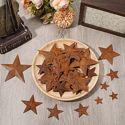 90 шт. 9 стиля звездные ржавые железные большие подвески&nbsp;IFIN-GF0001-12