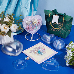 40 шт. 3 стиля прозрачная упаковочная коробка из ПВХ FIND-OC0013-59