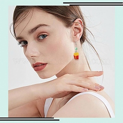 10шт 2 стиля непрозрачные подвески из смолы&nbsp;RESI-YW0005-68