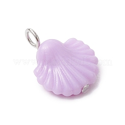 Подвески из пластика в форме ракушки PALLOY-JF03734