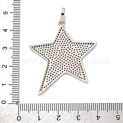 Латунные микро проложить кубического циркония подвески KK-U076-09P