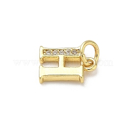 Латунные микро проложить кубического циркония подвески KK-I382-03G-H