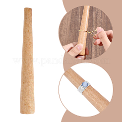 Ringgrößenmesser und Dorne aus Eichenholz&nbsp;TOOL-WH0006-004A