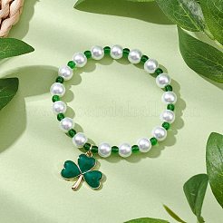 Браслеты из стеклянных жемчужин и бусин&nbsp;BJEW-JB11217