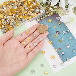 800 шт. 8 стильные железные колпачки для бусин&nbsp;IFIN-HY0001-05