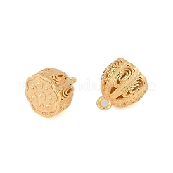 925 серебряная подвеска в форме полого стручка лотоса STER-P060-21G