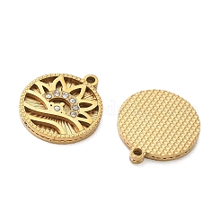 Colgantes de rhinestone de acero inoxidable 304&nbsp;RB-CBA7A56-06G