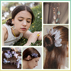 Наборы для самостоятельного изготовления стеклянных сережек на морскую тематику&nbsp;DIY-PH0028-59