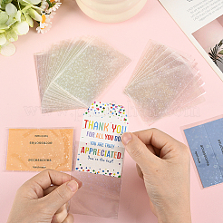 2 пакет 2 стиля прямоугольные лазерные прозрачные пластиковые упаковочные пакеты ABAG-SP0001-46C