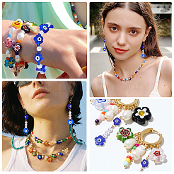 2 нить бусин лэмпворк ручной работы&nbsp;LAMP-NB0001-66C-02