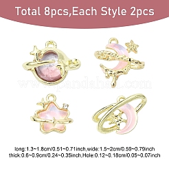 8 шт. 4 подвески из сплава смолы&nbsp;FIND-YW0011-25