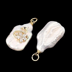 Pendenti di perle keshi barocche naturali&nbsp;PALLOY-JF06006