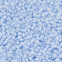 MIYUKIデリカビーズ  シリンダー  日本製シードビーズ  11/0  （db1497)不透明なライトスカイブルー  1.3x1.6mm  穴：0.8mm  約2000個/10g&nbsp;X-SEED-J020-DB1497