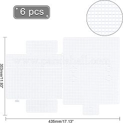 Пластиковые листы холста сетки DIY-WH0257-33