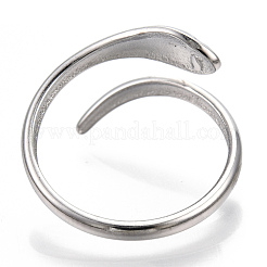 Bague manchette serpent en acier inoxydable 304 anti-ternissement&nbsp;RJEW-N038-113P