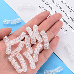 Прозрачных бусин акриловые треск&nbsp;CACR-S009-001A-NA