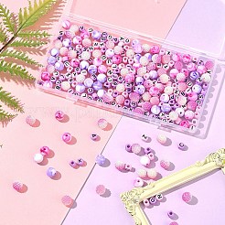 244шт наборы имитации акриловых бусин OACR-FS0004-07B